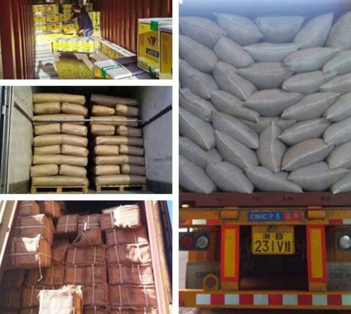 Чай, упакованный в контейнеры, фургоны для перевозки на дальние расстояния