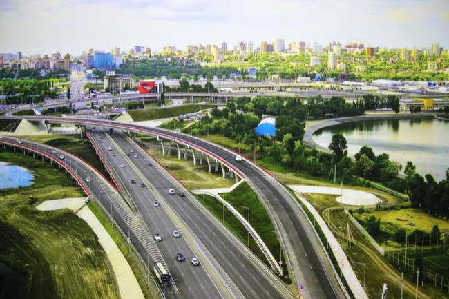    Ростов-на-Дону Ростовская область дорога развязка шоссе мост машины машина