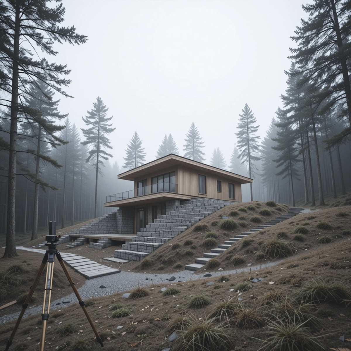 Строю дом на склоне в ЛО