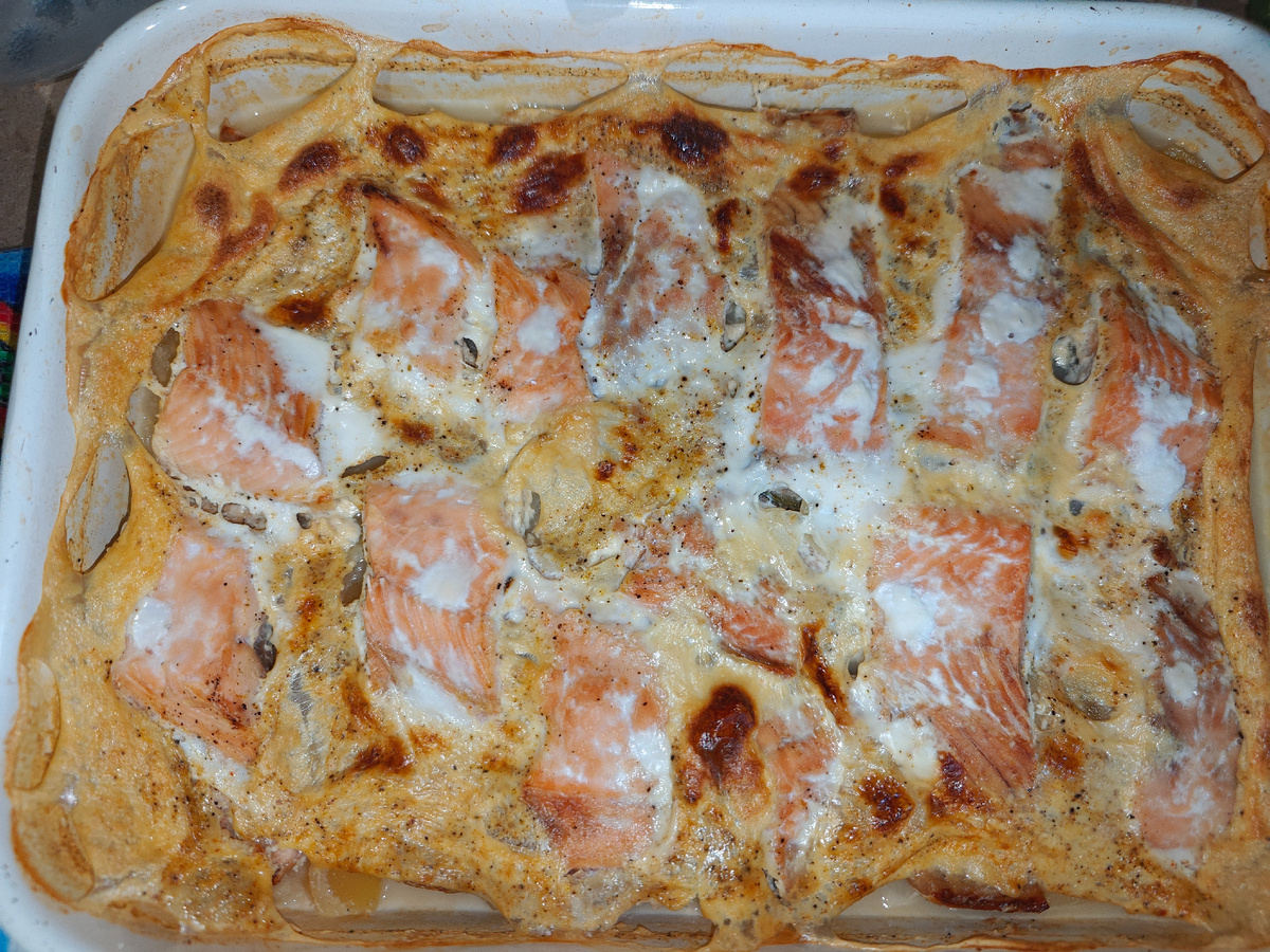 Горбуша из духовки