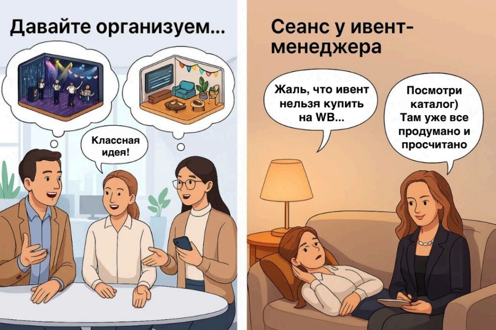 Когда ожидания от мероприятий несовместимы - поможет ивент - менеджер :)