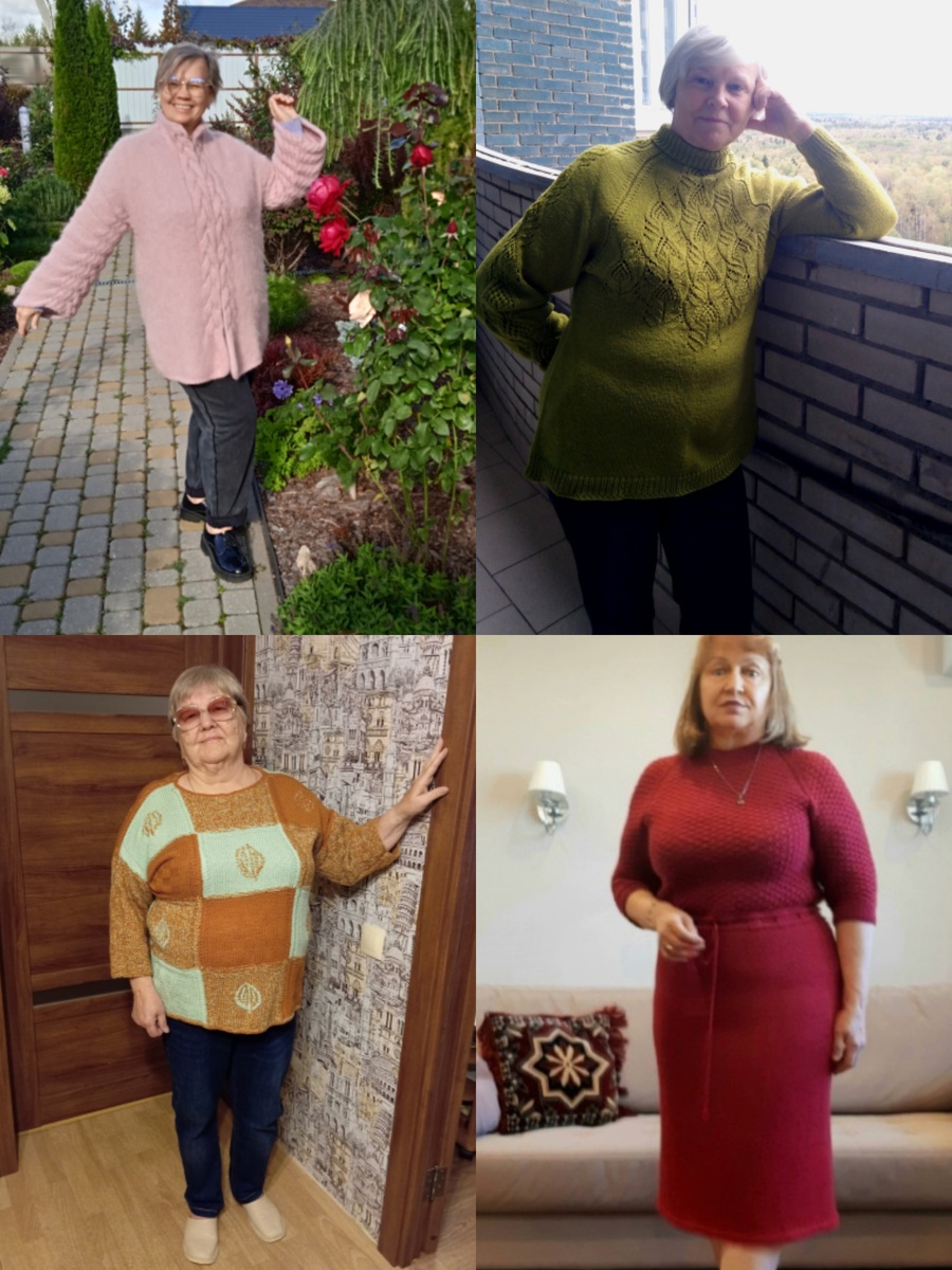 Булочка Монако, Марина Новикова, Людмила Волкова и В столицу из провинции. Коллаж автора по фото из комментариев.