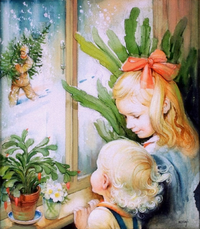 ХЕЛЬГА АРТЕЛИУС (Швеция, 1895-1989) Мечты...