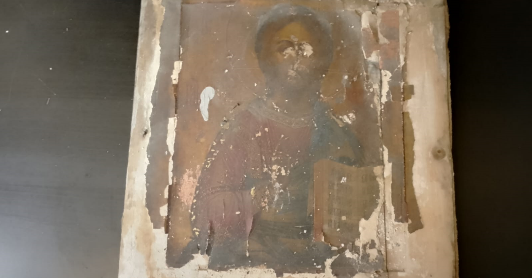 Господь Вседержитель: реставрация старинной иконы