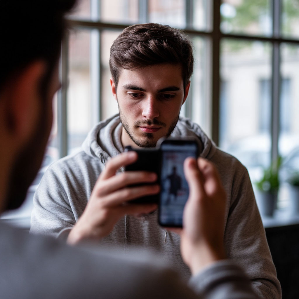 Вы смотрите в свое отражение или на чужую картинку?