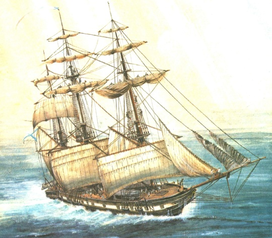 1850, 1 октября (19 сентября по старому стилю): Началось кругосветное плавание из Кронштадта корвета «Оливуца» под командованием капитан-лейтенанта И.Н. Сущева (на обратном пути с 9 июля 1856 года - капитана 2 ранга В.А. Римского-Корсакова).