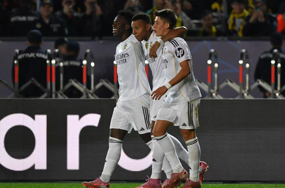 Килиан Мбаппе продолжает забивать за "Реал". Фото: УЕФА