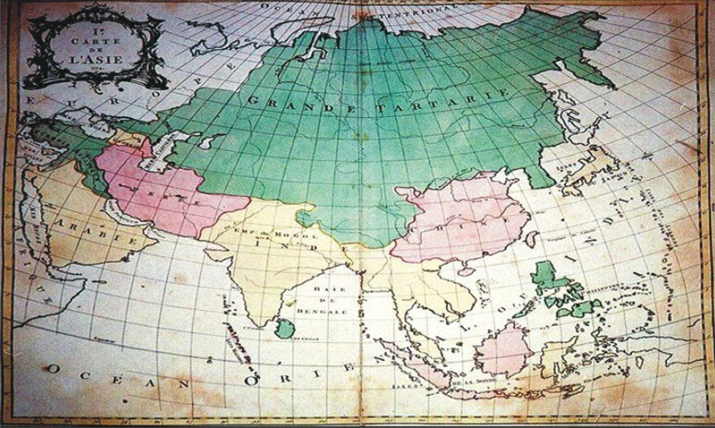 Одна из тысяч стариных карт с упоминанием Тартарии