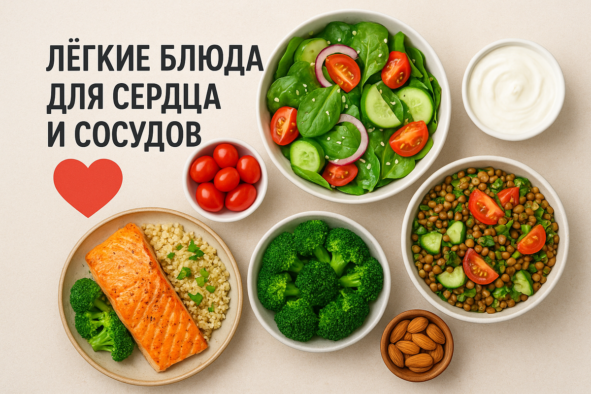 Лёгкие блюда для сердца и сосудов