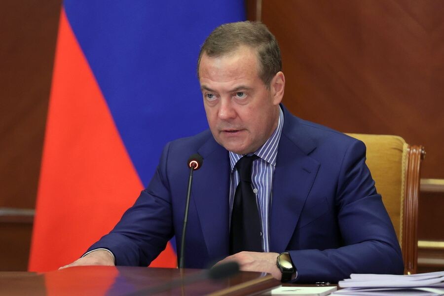    Заместитель главы Совета безопасности России Дмитрий Медведев / Источник: © Екатерина Штукина/POOL/ТАСС