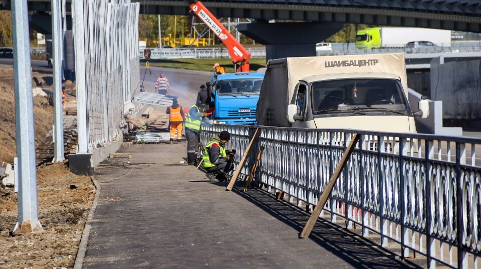    Строящаяся развязка на Змеиногорском тракте. Сентябрь 2025 года. Источник: Виталий Барабаш/"Толк"