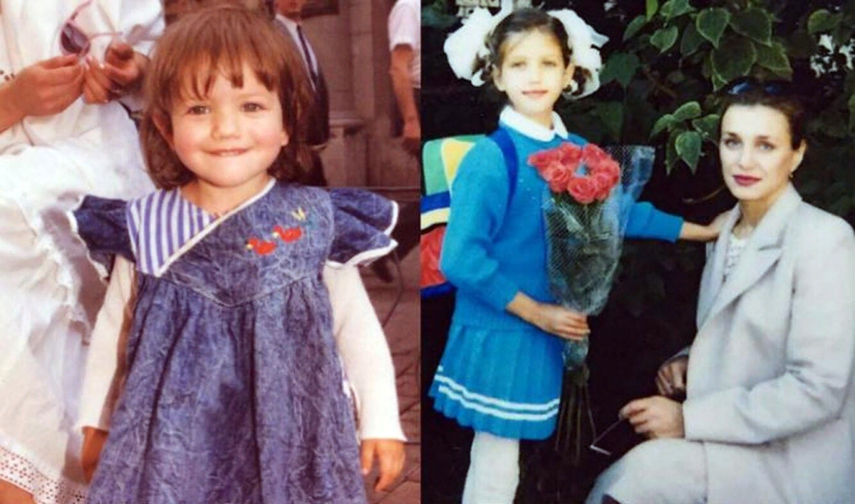 Как пишут критики, актриса Ольга Чиповская передала талант и красоту дочери (слева - Аня в детстве). Фото из архива "7 секретов"
