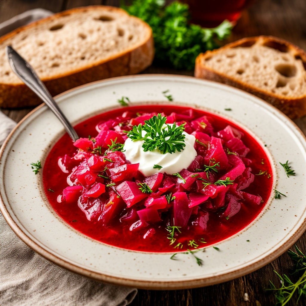 Борщ со свёклой