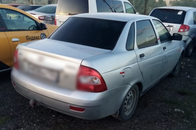    Автомобиль помещён на специализированную стоянку (фото: Межмуниципальный отдел МВД России «Камышинский»)