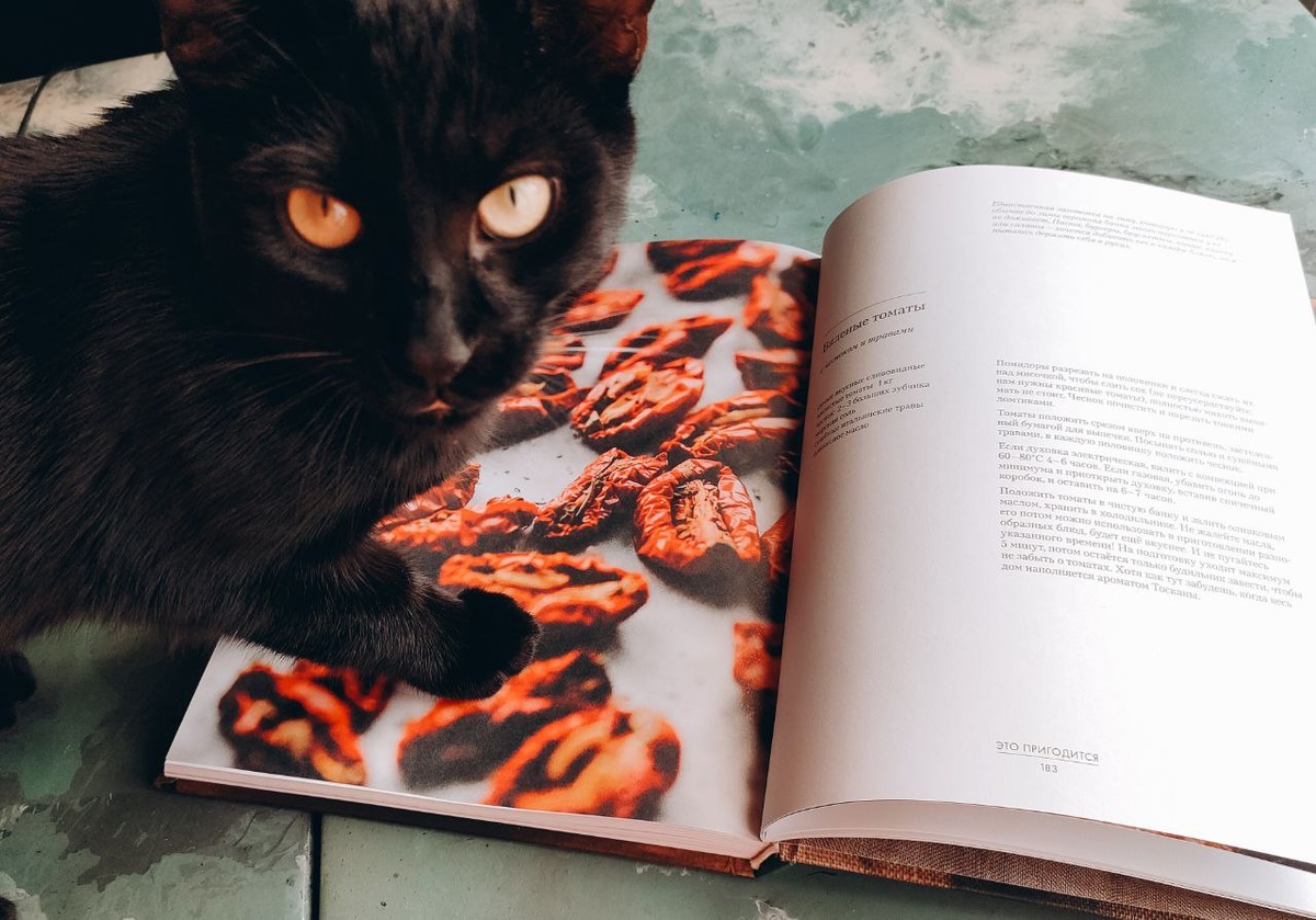 Бартоломью считает, что срочно нужно приготовить вяленые помидоры по рецепту Виктории.