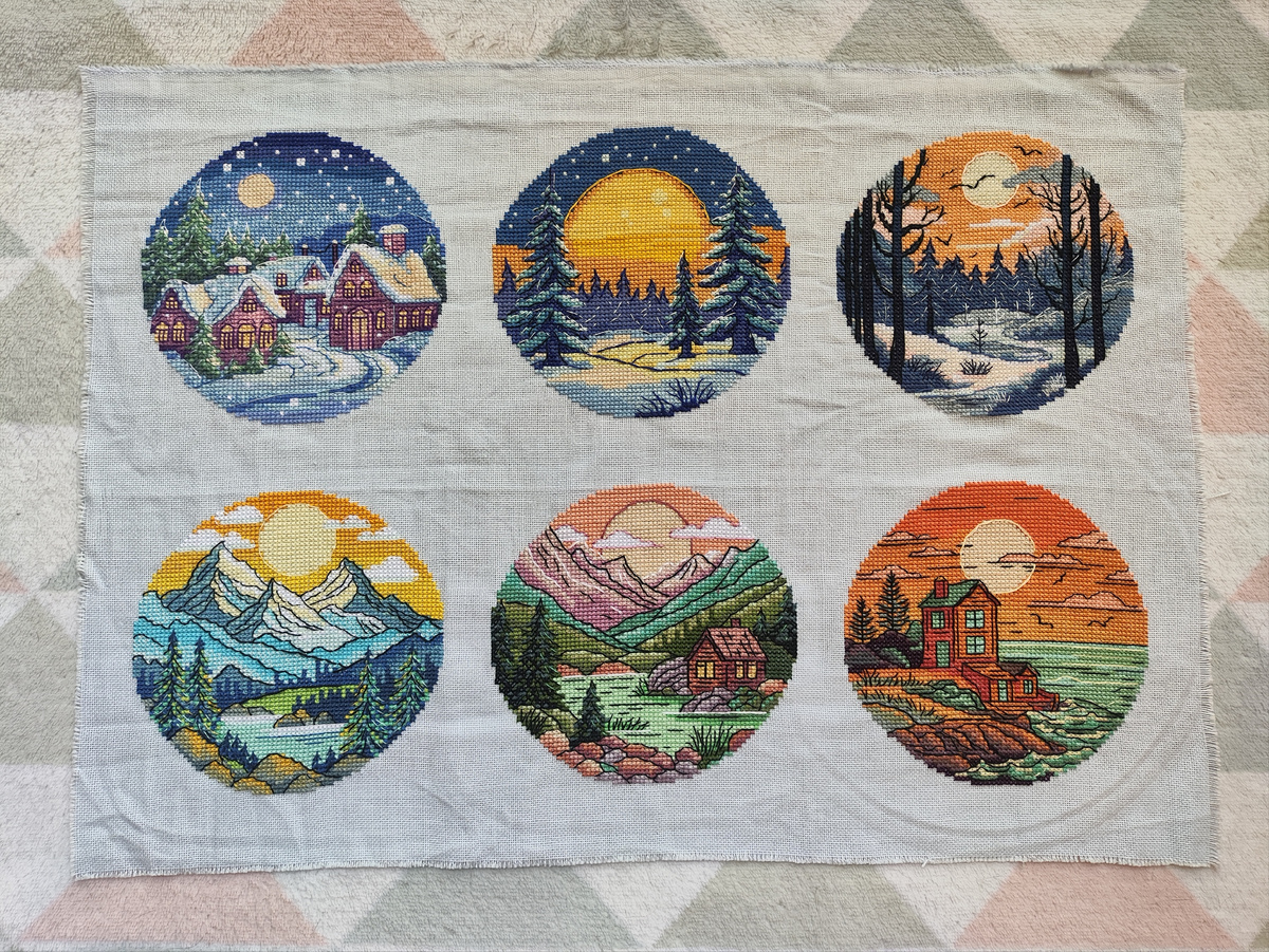 Все, вышитые мною сюжеты из совместника