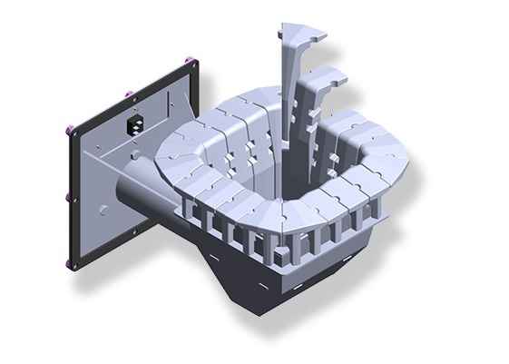 Пиксельная ретортная горелка пеллетных котлов FACI