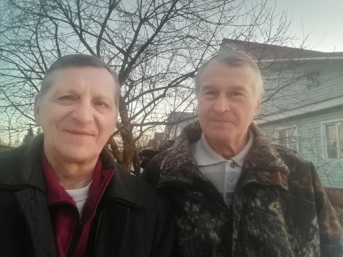 Автор с Б.Н.Кислицким. 2025 год.
