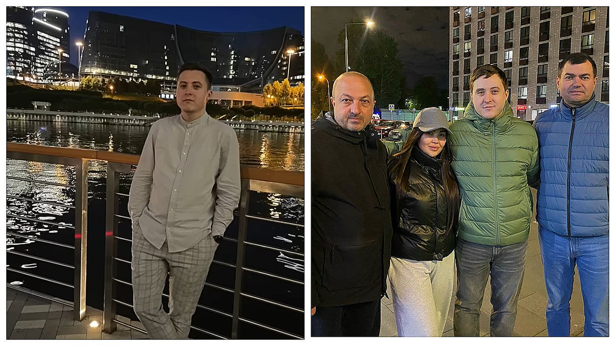 Жизнь Дениса Ануркина разделилась на до и после. Справа он с Алией и мужчинами, которые ловили его внизу