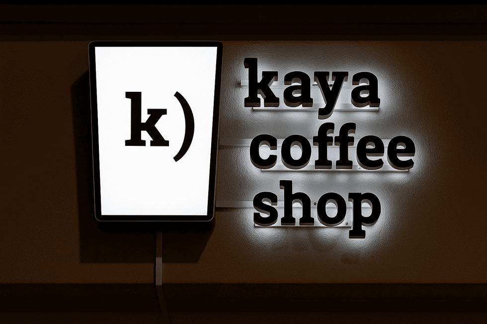 Вывески с контражурной подсветкой: эффектность, которая работает на результат