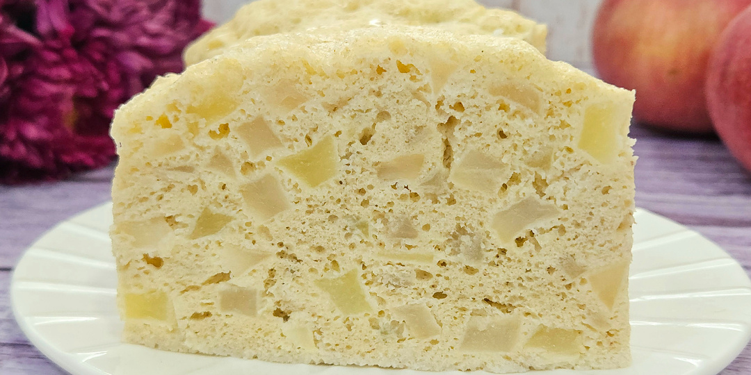 ПП ШАРЛОТКА с яблоком за 10 минут без сахара, глютена, духовки. Быстрый диетический пирог