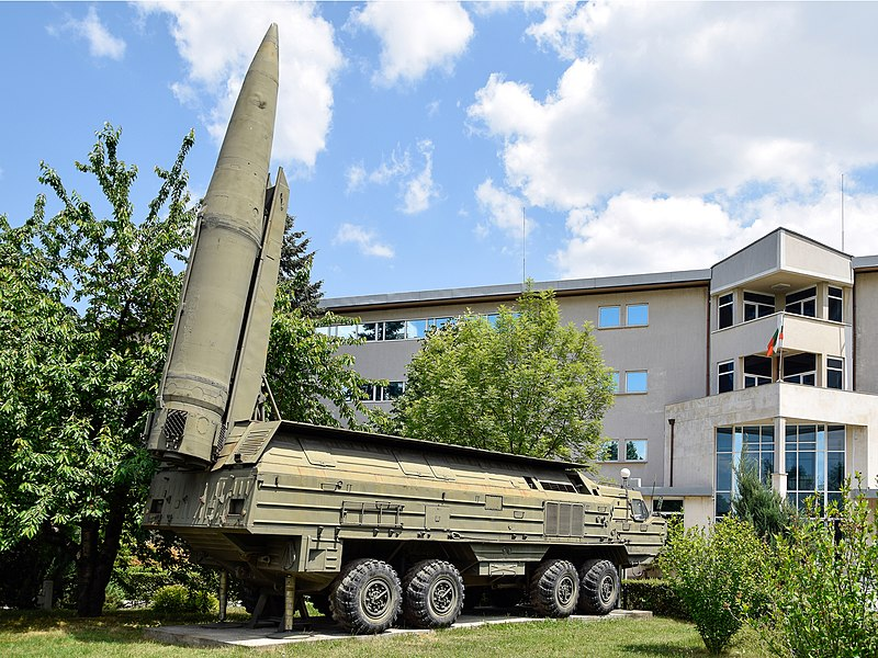 София, Болгария: Музей армии, тактический блок баллистических ракет СС-23, 2007-07-27