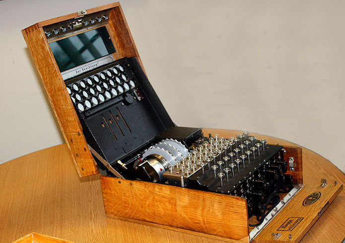 Немецкая шифровальная машинка "Энигма" (изображение из окрытых источников)