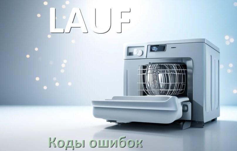 
Ошибки посудомоечной машины LAUF коды и значения E15, E4, E1, E3, E4, E2