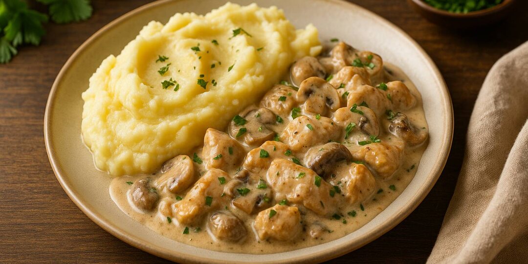 КУРИЦА в сливочно-грибном соусе: ПРОСТОЕ блюдо с ресторанным эффектом