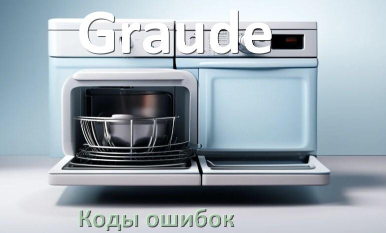 
Ошибки посудомоечной машины Graude коды и значения E15, E4, E1, E3, E2, E4