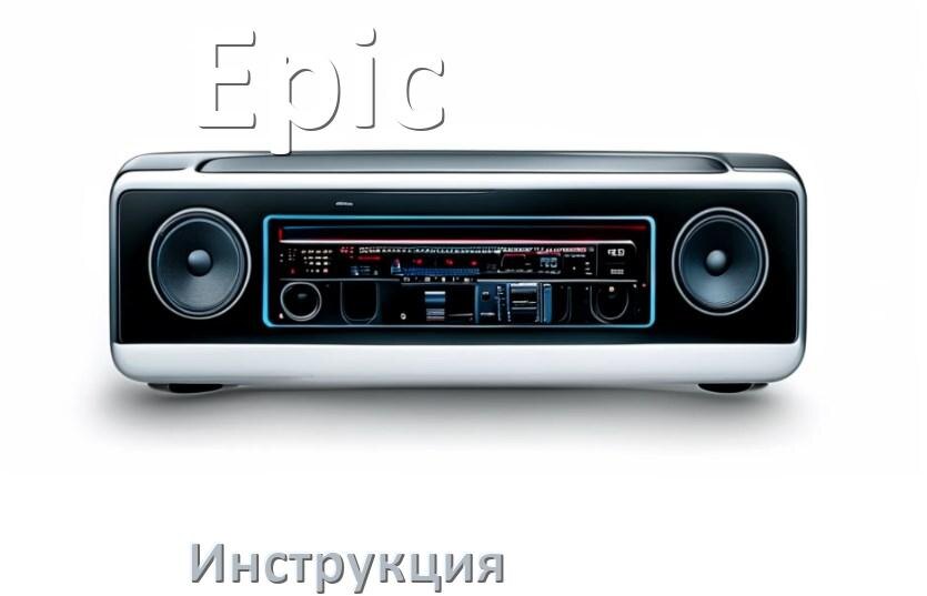 
Руководство пользователя магнитолы Epic инструкция PDF на русском