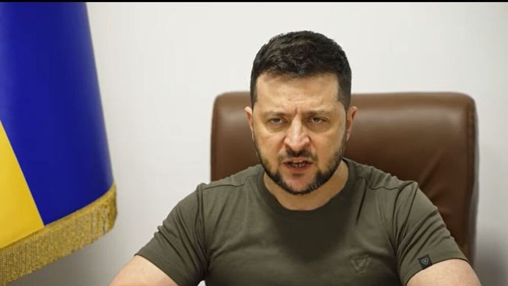 Украинский главарь обвиняет Россию в ударах по АЭС. Фото: соцсети
