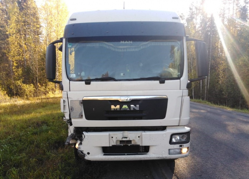    Пожилой водитель легковушки пострадал в ДТП с грузовиком в КарелииГАИ Карелии