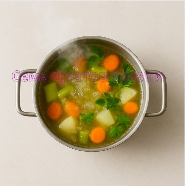 Домашний овощной бульон для сырного супа. Сварить овощной бульон можно почти из всех оставшихся овощей