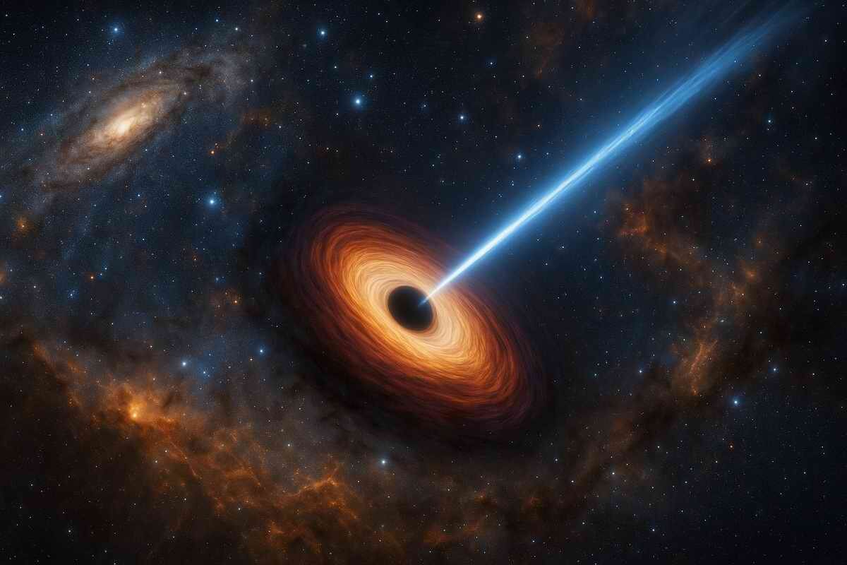 Как ветры сверхмассивных черных дыр могут объяснить происхождение сверхвысокоэнергетических космических лучей