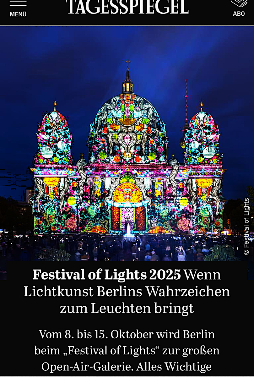 Фестиваль будет проходить со дня на день.