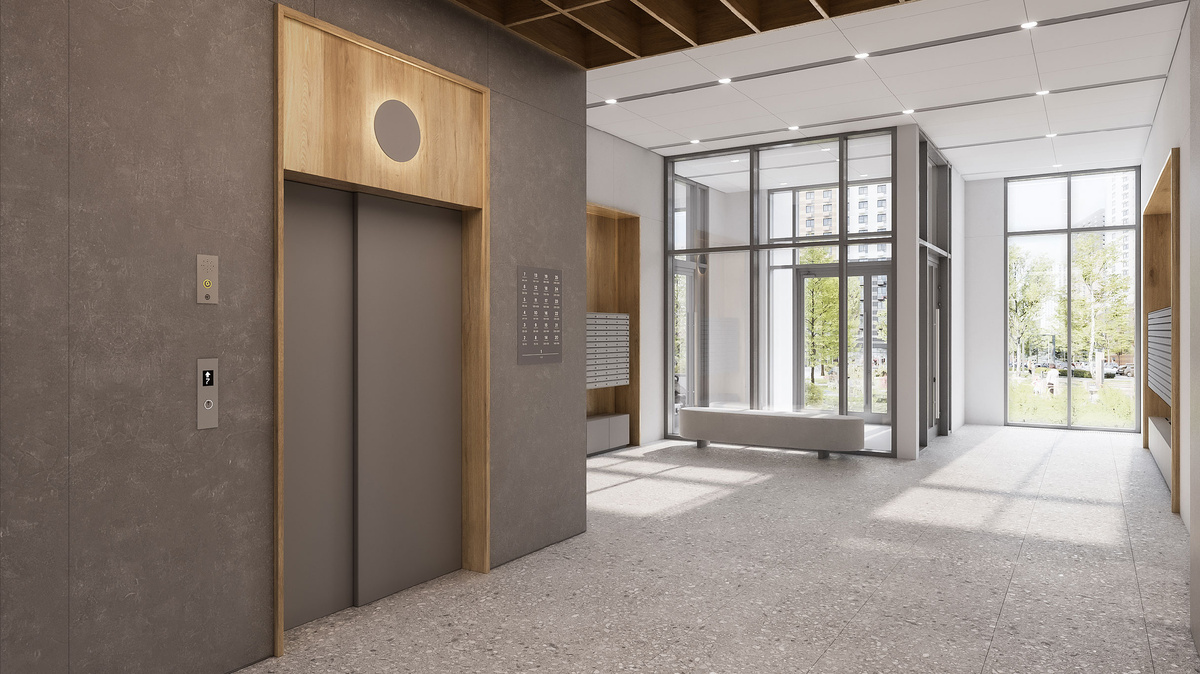 входная группа 2й Иртышский с сайта застройщика ПИК