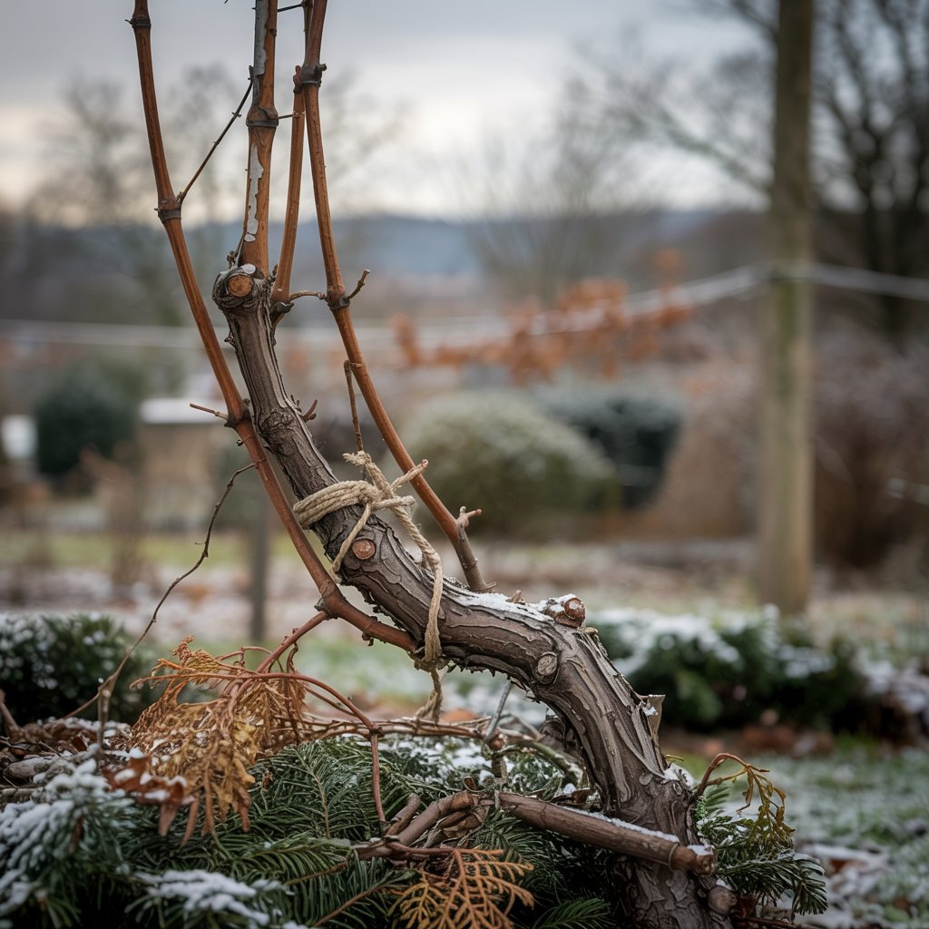 Лоза должна пройти закалку.