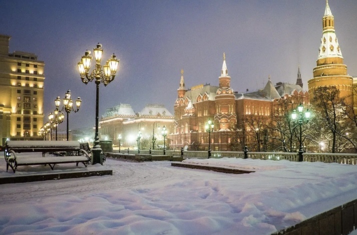 Москва зимой