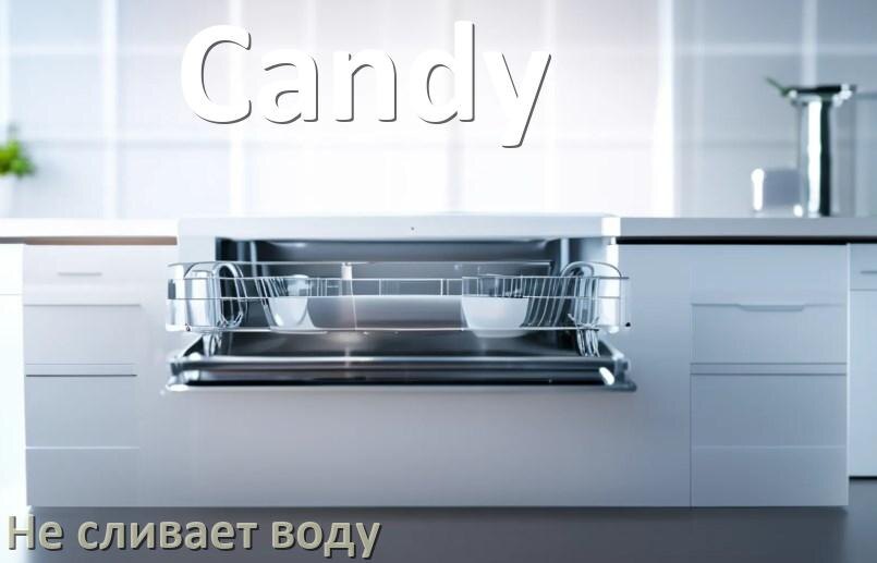 
Почему посудомоечная машина Candy не сливает воду до конца после цикла мойки