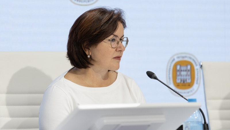    Руководитель филиала фонда поддержки участников СВО в СК Оксана Романенко Фото: Валерия Алтухова / / ИА «Победа26»