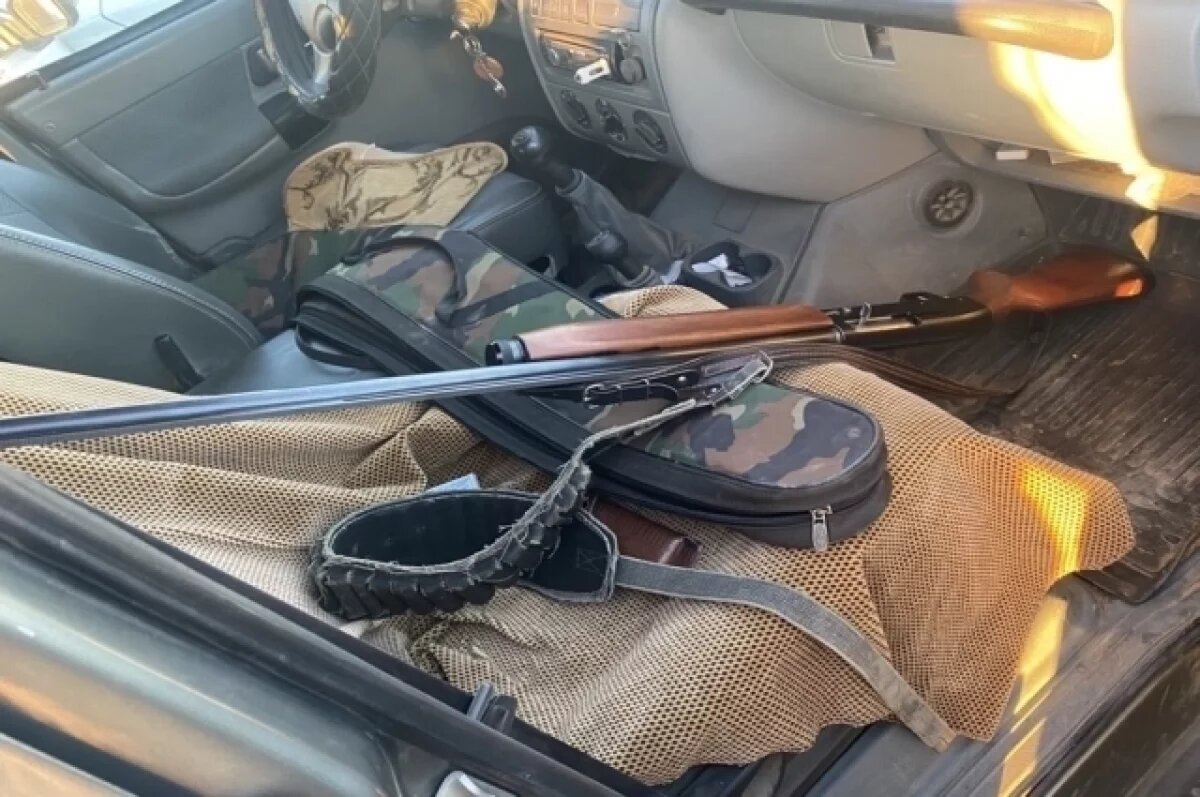    Астраханский турист перестарался и перестрелял кучу животных вне сезона