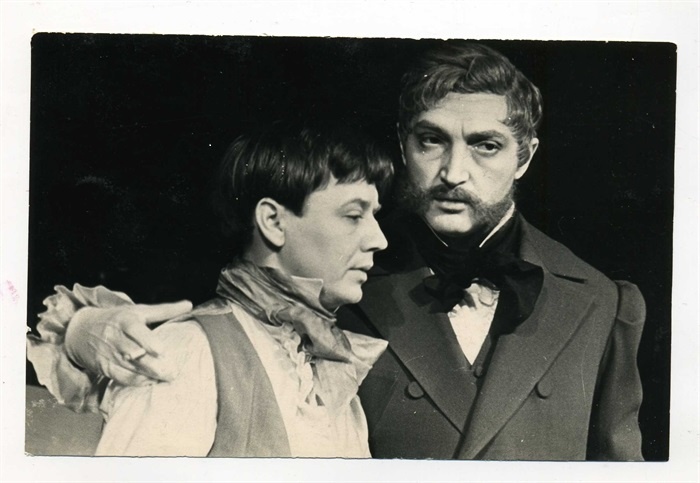 Олег Табаков – Александр Адуев и Михаил Козаков – Адуев-старший. «Обыкновенная история», театр «Современник». 1966 г.