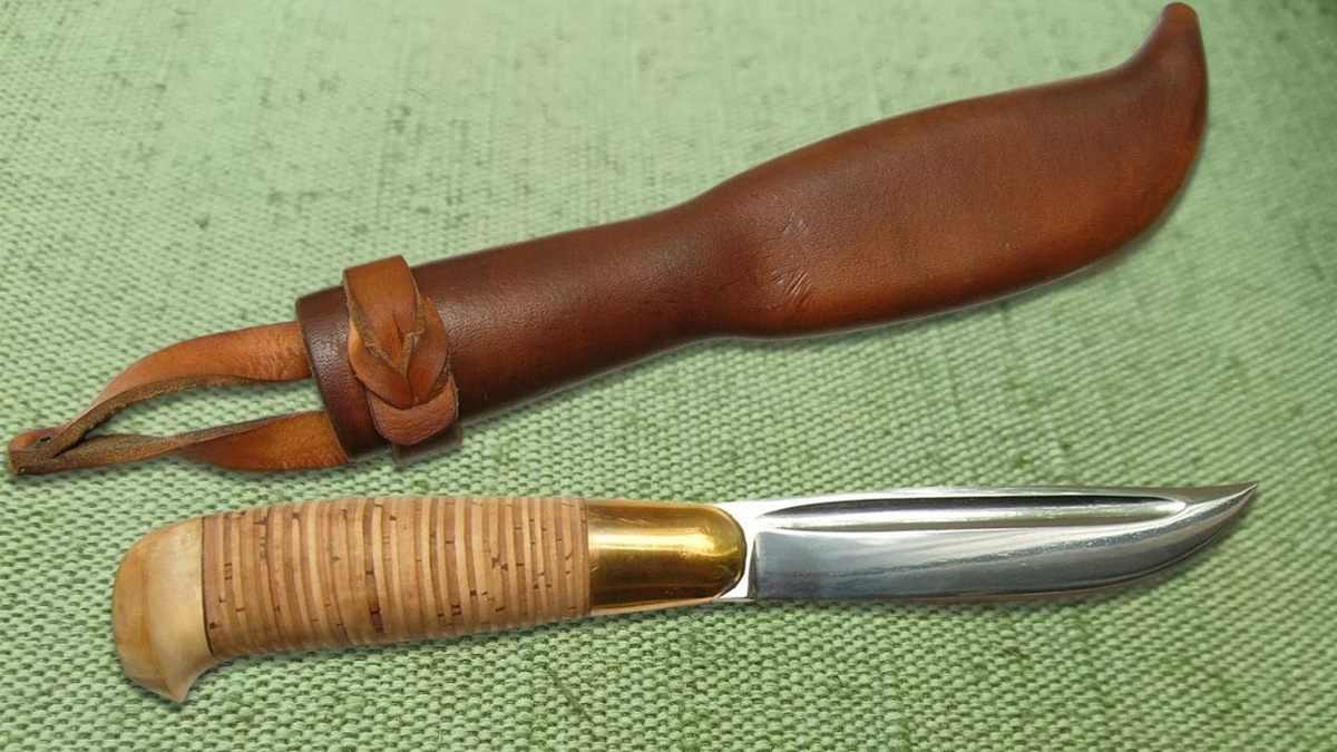 Фото: «Пуукко» — традиционный финский поясной нож общего назначения.