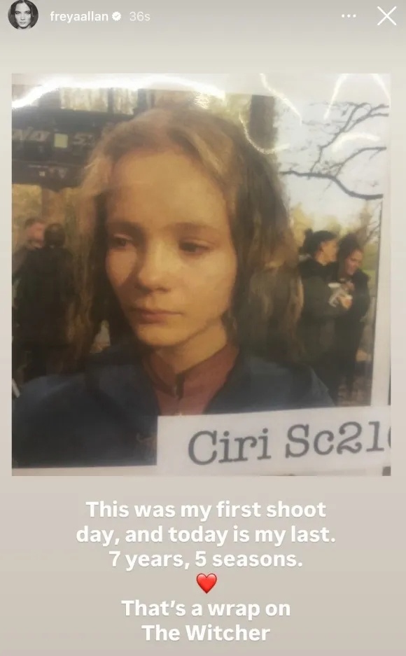    Это был мой первый съёмочный день, и сегодня уже мой последний. 7 лет, 5 сезонов. Вот и закончили с «Ведьмаком».