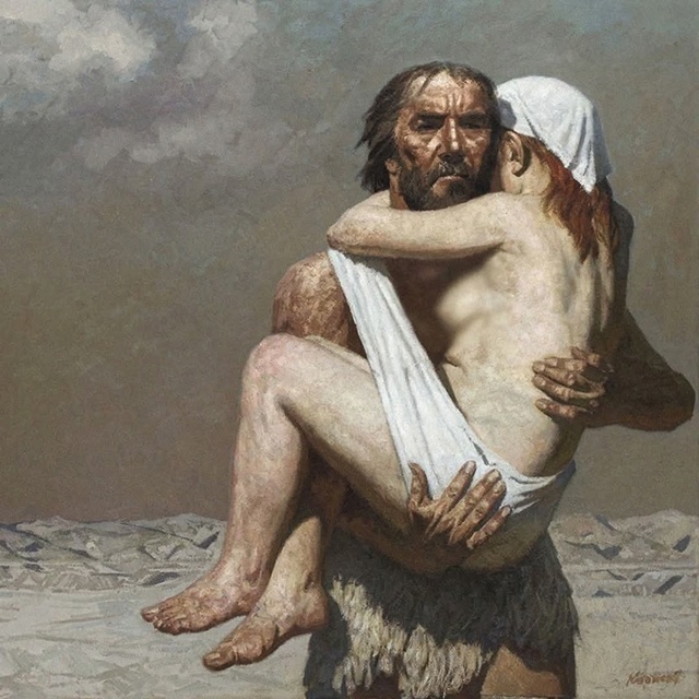 Картина «Лишённые рая» (1998), Музей русского искусства в Миннеаполисе, Гелий Коржев