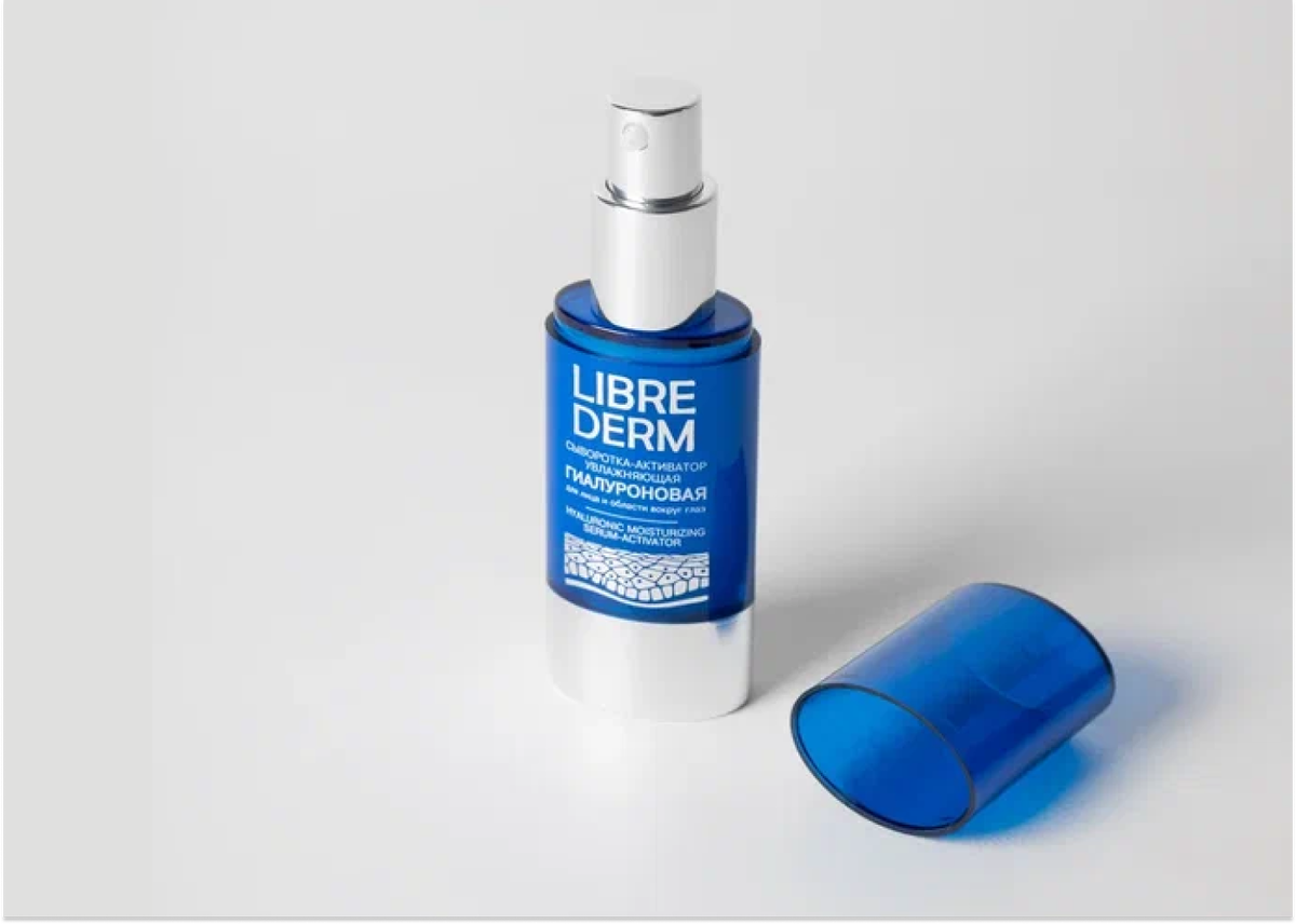 У сыворотки Hyaluronic Librederm  удобный дозатор, она будет экономно расходоваться. За счет вакуумного флакона внутрь не попадает кислород, а значит качество средства будет эффективным до последней капли