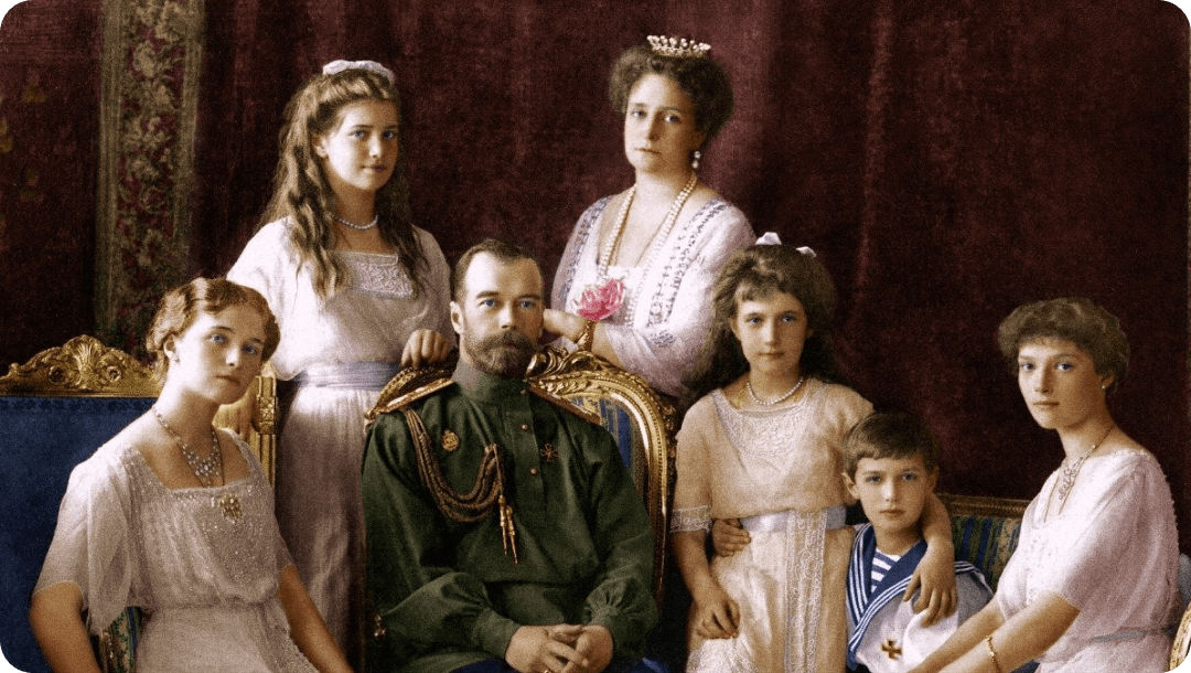 Николай 2 с детьми