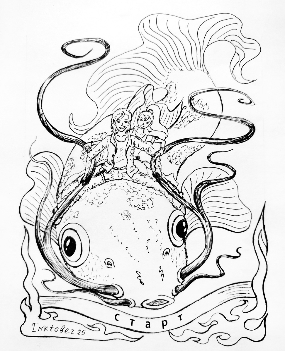 В черно белом