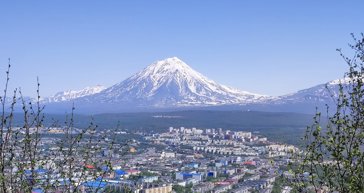 Вид на город с сопки "Мишенная"